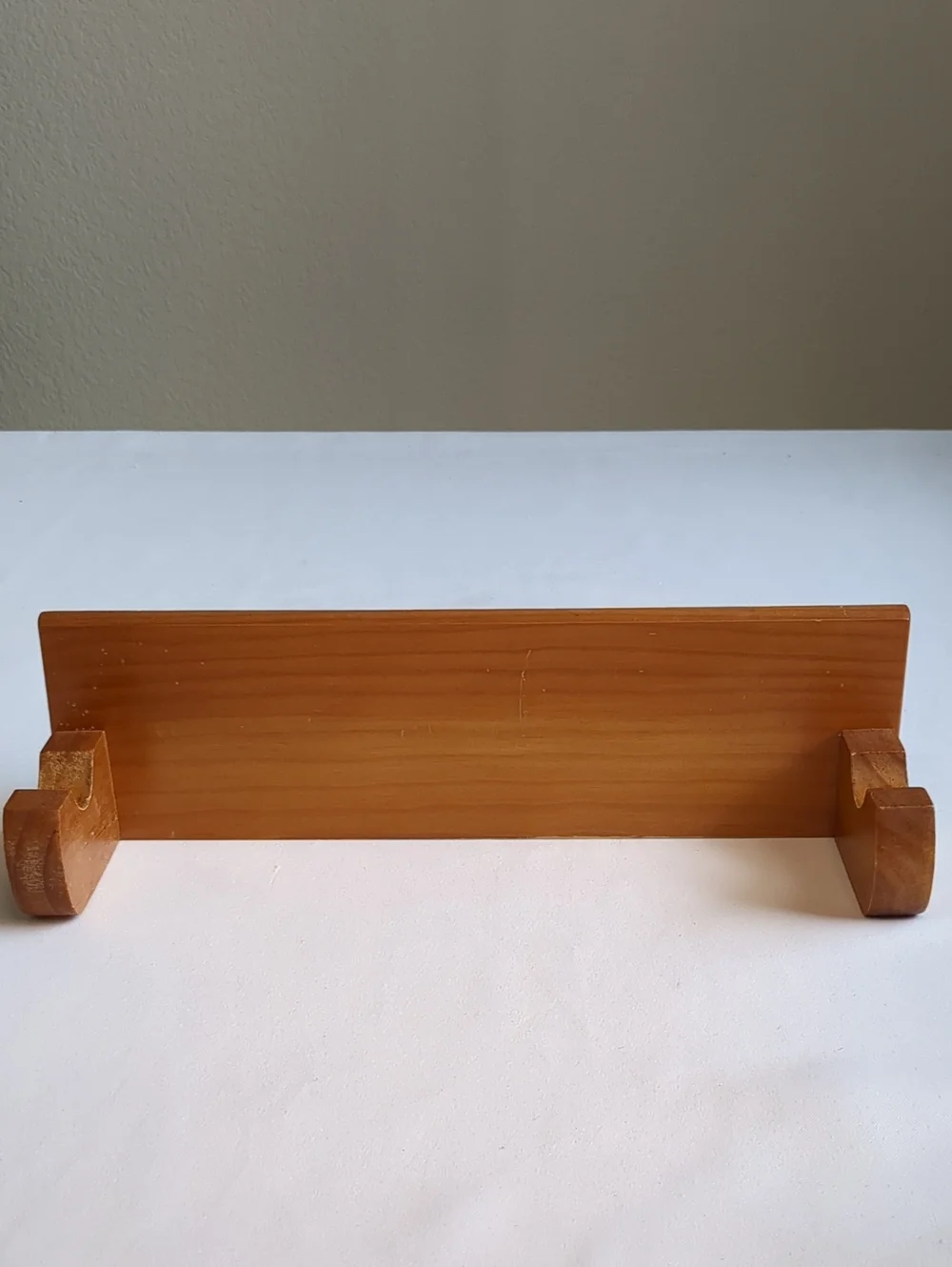 Rolling Pin With Wooden Handles And Wooden  Holder Display Hanger